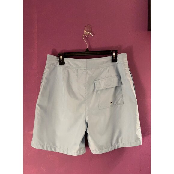 Gap Men’s Swim Trunks Size M Blue Board Shorts Orange Drawstring Quick Dry Logo - Picture 5 of 12